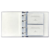 Medium 4-Ring Clear Pocket Album Sage Python